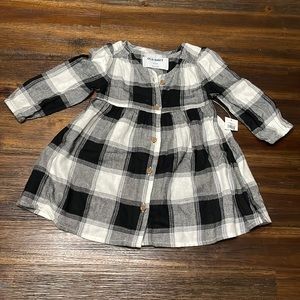 Old Navy Plaid Dress Size 12-18 months